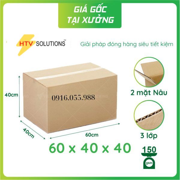 Thùng carton 60x40x40