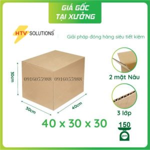 Thùng carton 40x30x30